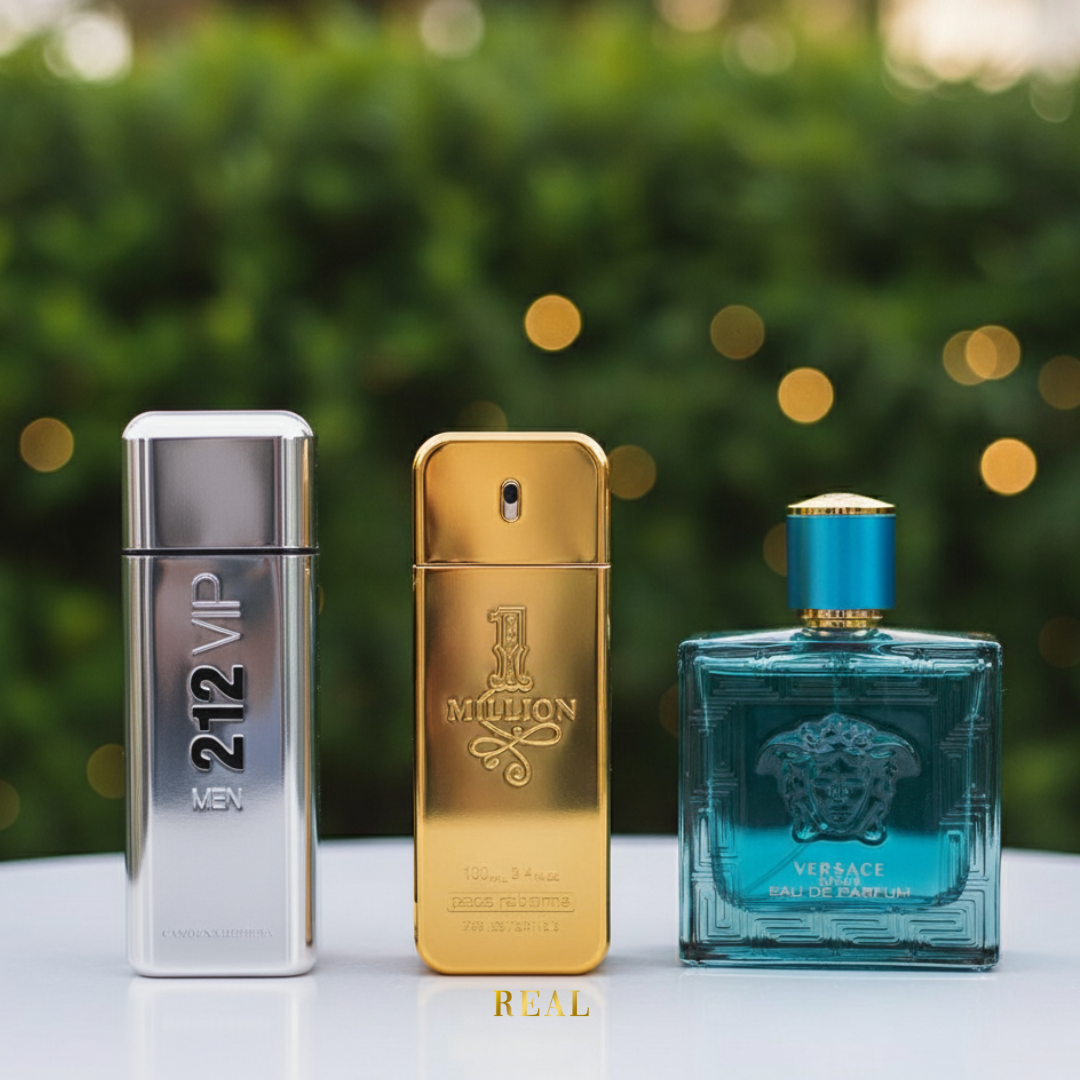 Combo de 3 perfumes - One Milion, 212 Vip, Eros
